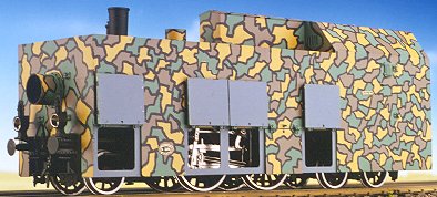 Micro Metakit 02104H - German WWI Panzer Locomotive DXII